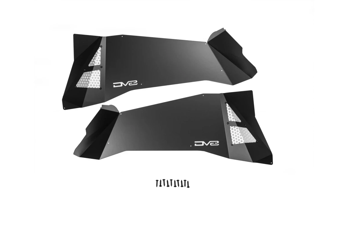 Jeep Wrangler JK Inner Fenders - Rear - DV8 Offroad - Satin Black - `07-`18