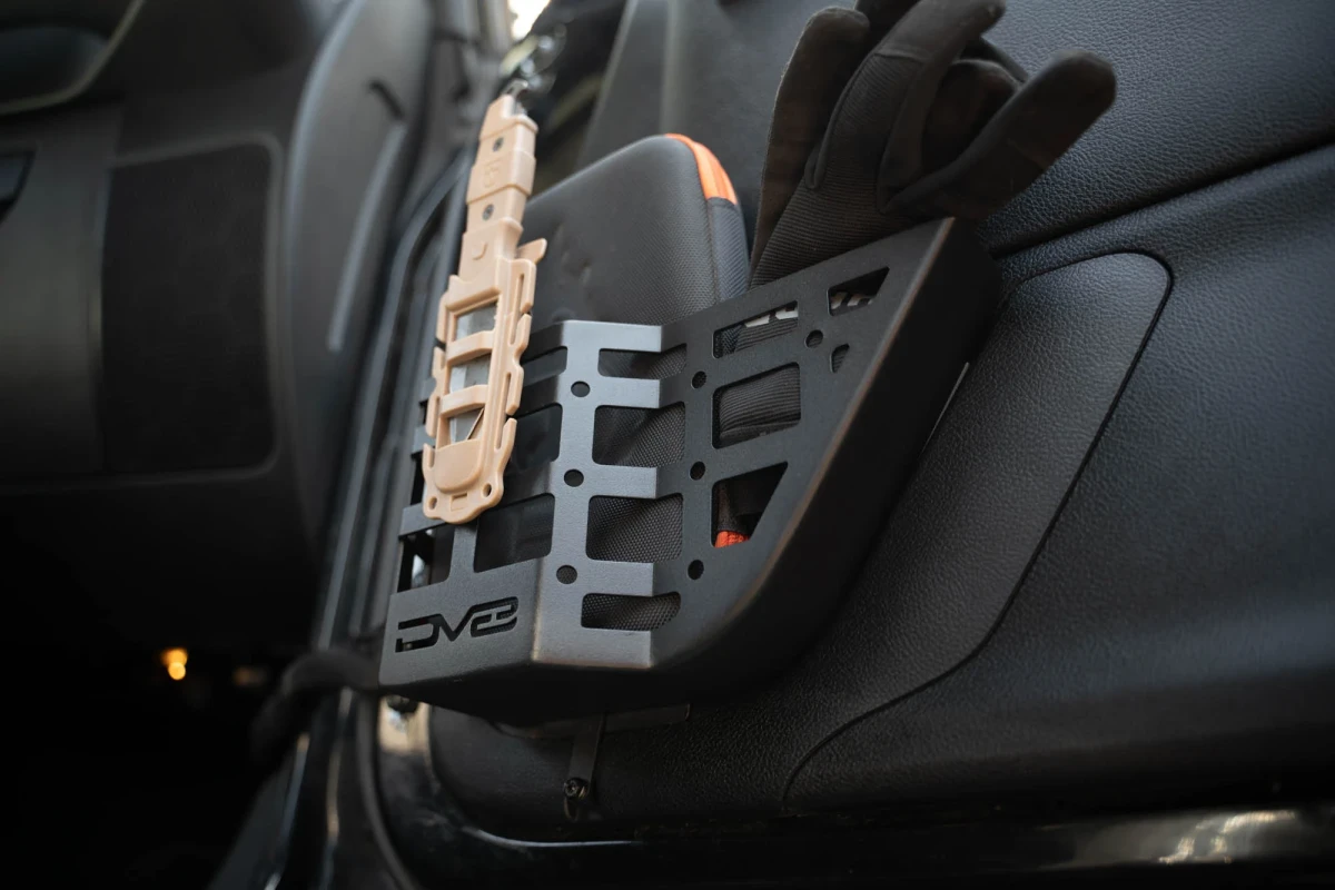 Jeep Wrangler JK Molle Panels - Front Door Pocket - DV8 Offroad - `11-`18 Jeep Wrangler JK Molle Panels - Front Door Pocket - DV8 Offroad - `11-`18