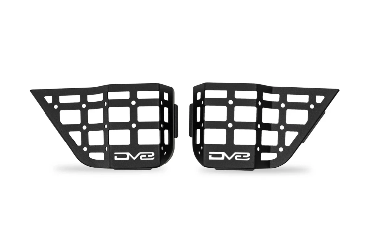 Jeep Wrangler JK Molle Panels - Rear Door - DV8 Offroad - Black - `11-`18