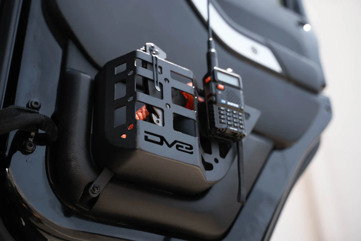 Jeep Wrangler JK Molle Panels - Rear Door - DV8 Offroad - Black - `11-`18