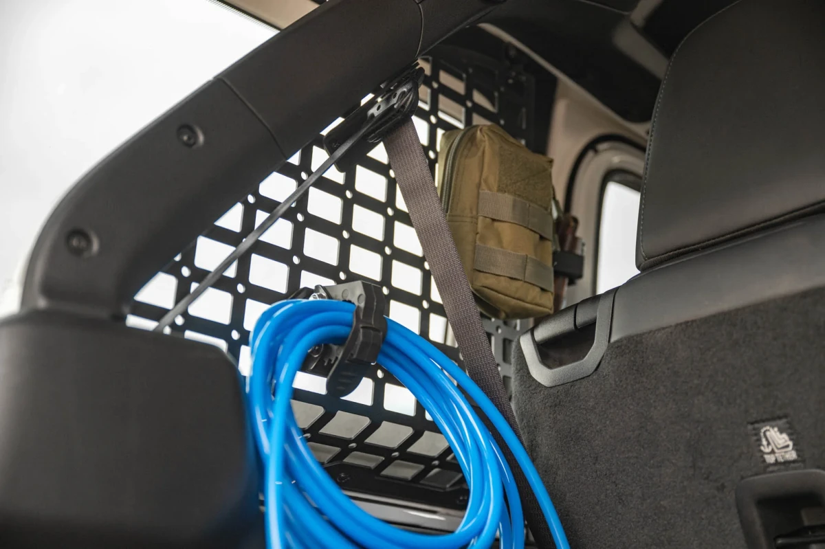 Jeep Wrangler JL Molle Panels - Rear Window - DV8 Offroad - Pocketed - `18-`25