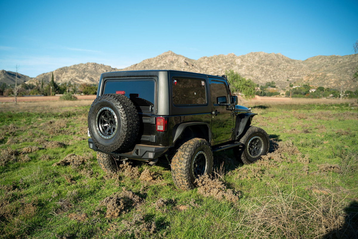 Jeep Wrangler JK Bumper - Rear - DV8 Offroad - FS-7 Seroes Mid-Width - `07-`18