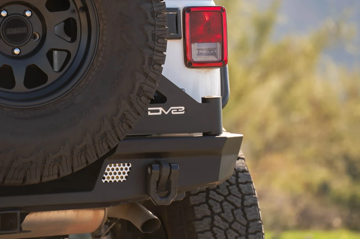 Jeep Wrangler JK Bumper - Rear - DV8 Offroad - Full-Width - `07-`18
