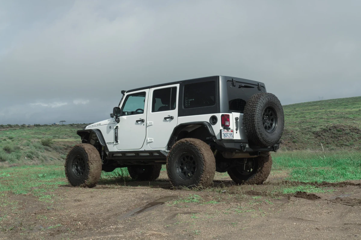 Jeep Wrangler JK Bumper - Rear - DV8 Offroad - Full-Width - `07-`18