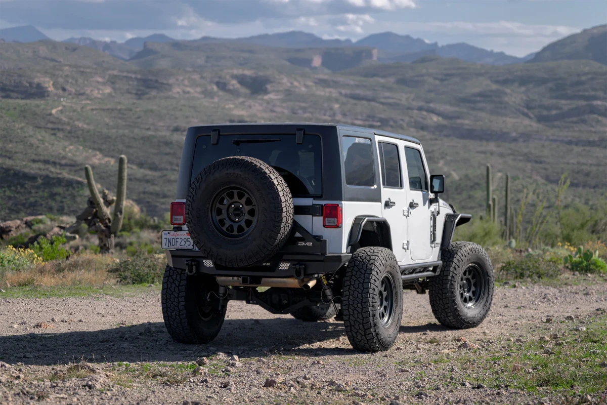 Jeep Wrangler JK Bumper - Rear - DV8 Offroad - Full-Width - `07-`18