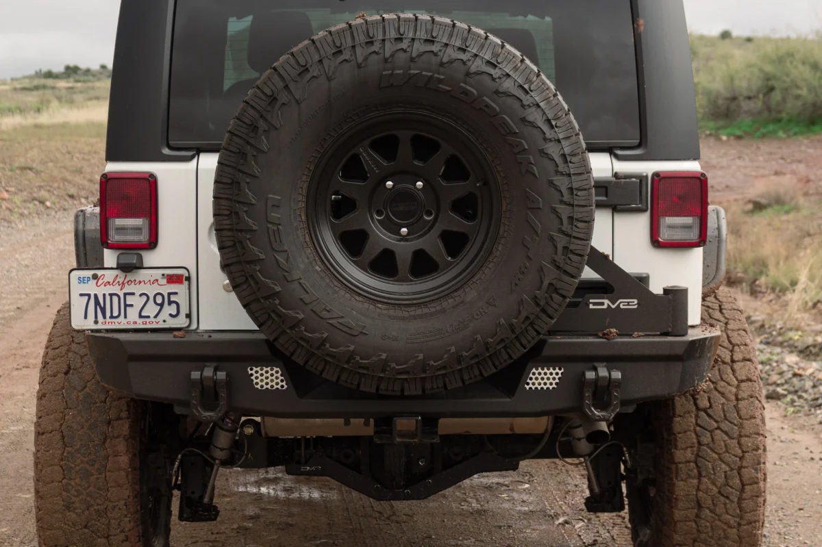 Jeep Wrangler JK Bumper - Rear - DV8 Offroad - Full-Width - `07-`18