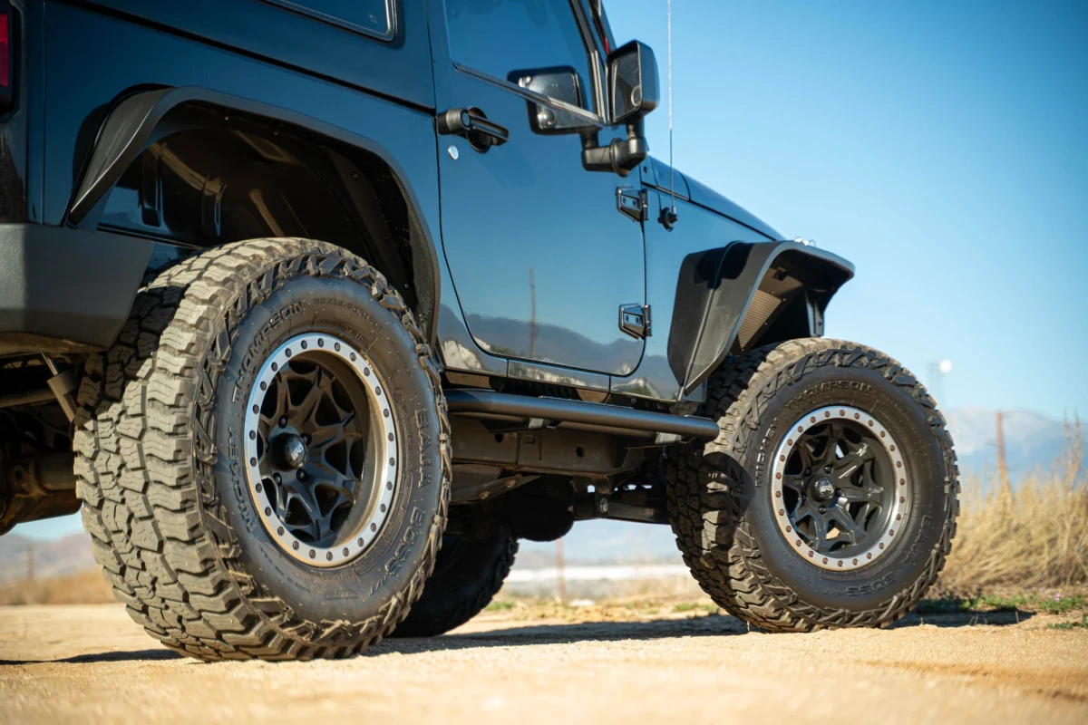 Jeep Wrangler JK Side Steps - DV8 Offroad - OE Plus - `07-`18 - 2 Door