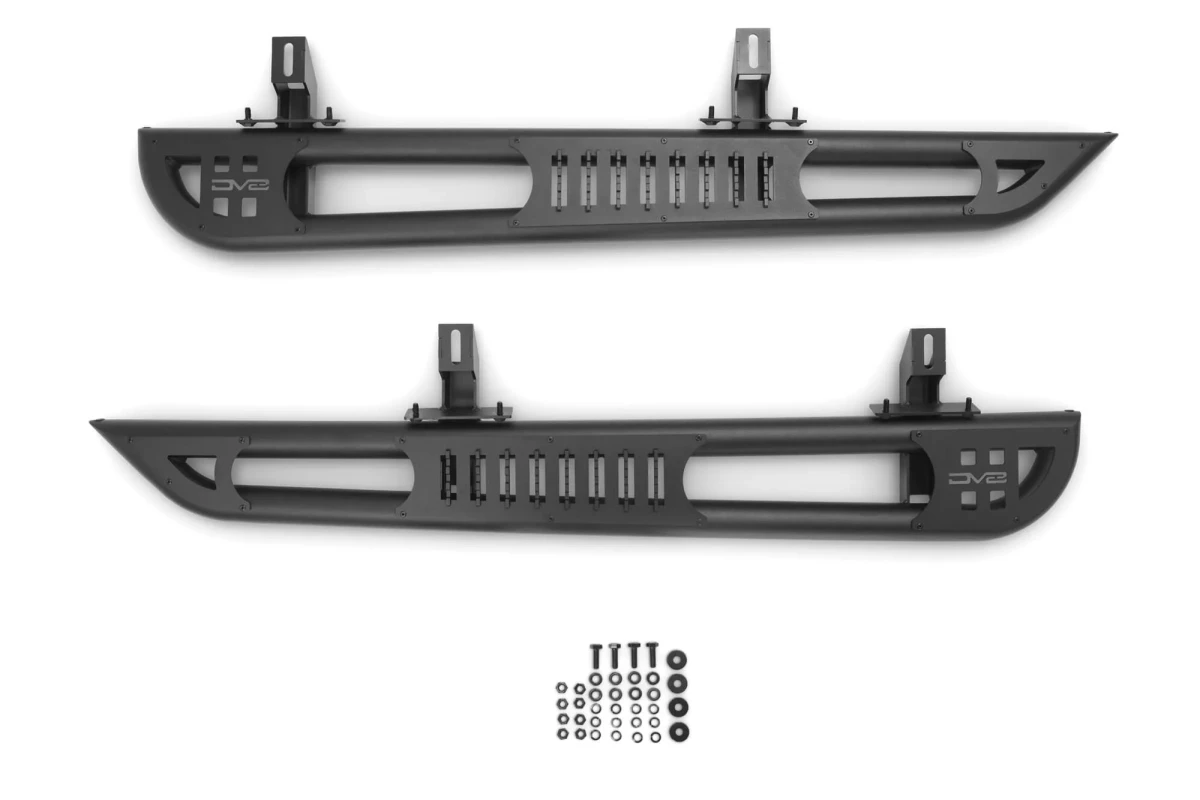 Jeep Wrangler JK Side Steps - DV8 Offroad - OE Plus - `07-`18 - 2 Door