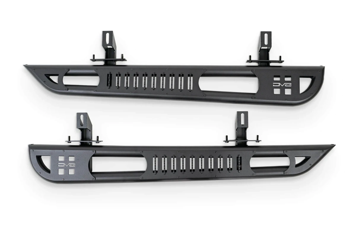 Jeep Wrangler JL Rock Slider Steps - DV8 Offroad - OE Plus - 2-Door - 2018+ 