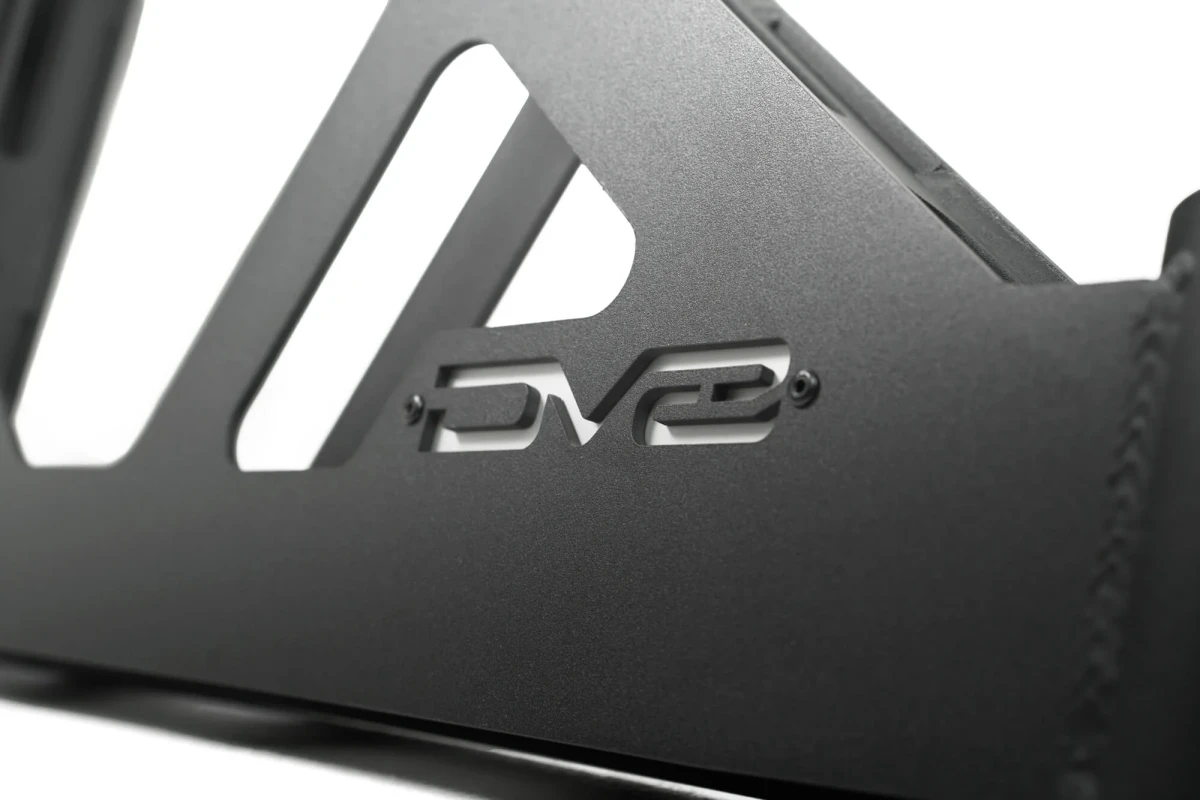 Jeep Wrangler JL Tire Carrier - Swing Gate - DV8 Offroad MTO Series Bumper - `18-`25