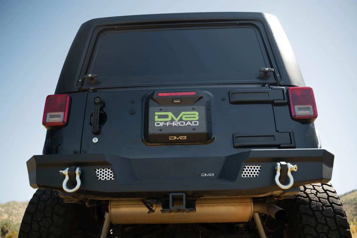 Jeep Wrangler JK Spare Tire Delete Kit - DV8 Offroad - `07-`18
