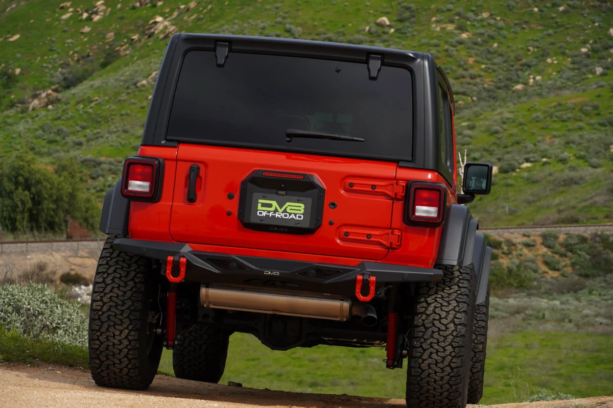 Jeep Wrangler JL Spare Tire Delete Kit - DV8 Offroad