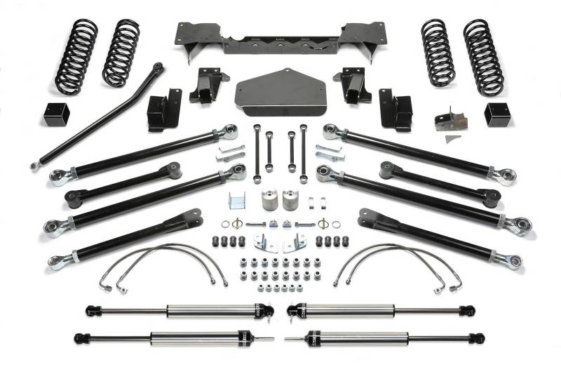 Jeep JK Suspension Lift Kit - Fabtech - Crawler 3 in. Lift w/Dirt Logic 2.25 Shocks - `07-`18