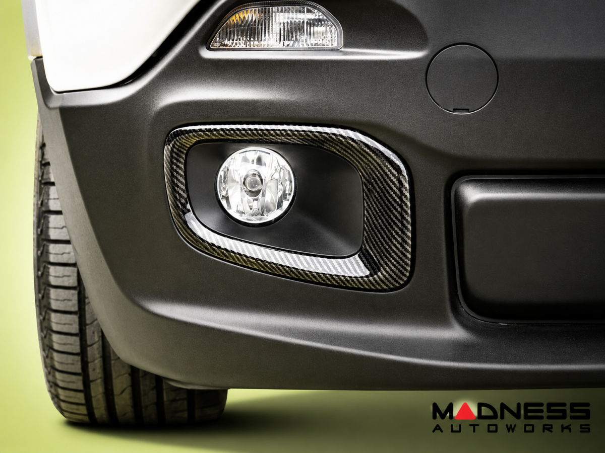 Jeep Renegade Fog Light Trim Kit - Carbon Fiber Jeep Renegade Fog Light Trim Kit - Carbon Fiber