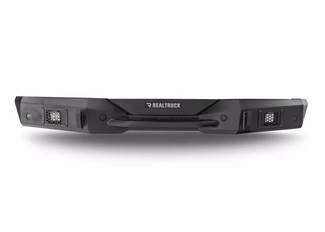 Jeep Gladiator JT Bumper - Rear - Go Rhino - Rockline Full Width - Textured Black