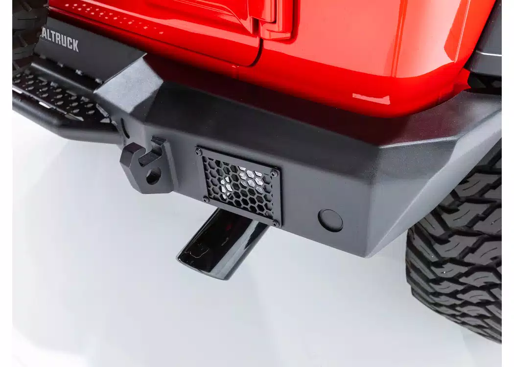 Jeep Gladiator JT Bumper - Rear - Go Rhino - Rockline Full Width - Textured Black