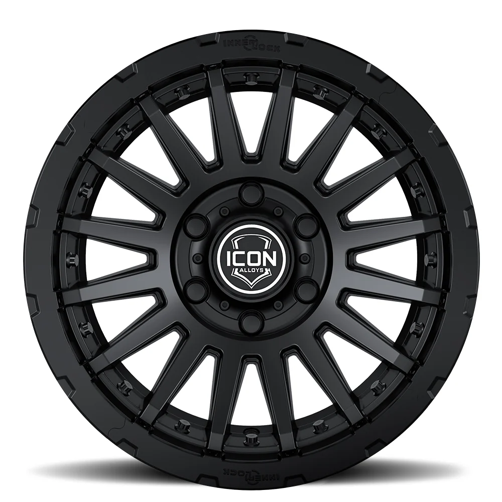 Custom Wheel - Recon - Satin Black - 18 X 9 / 6 x 5.5 / 25mm / 6" - Icon 