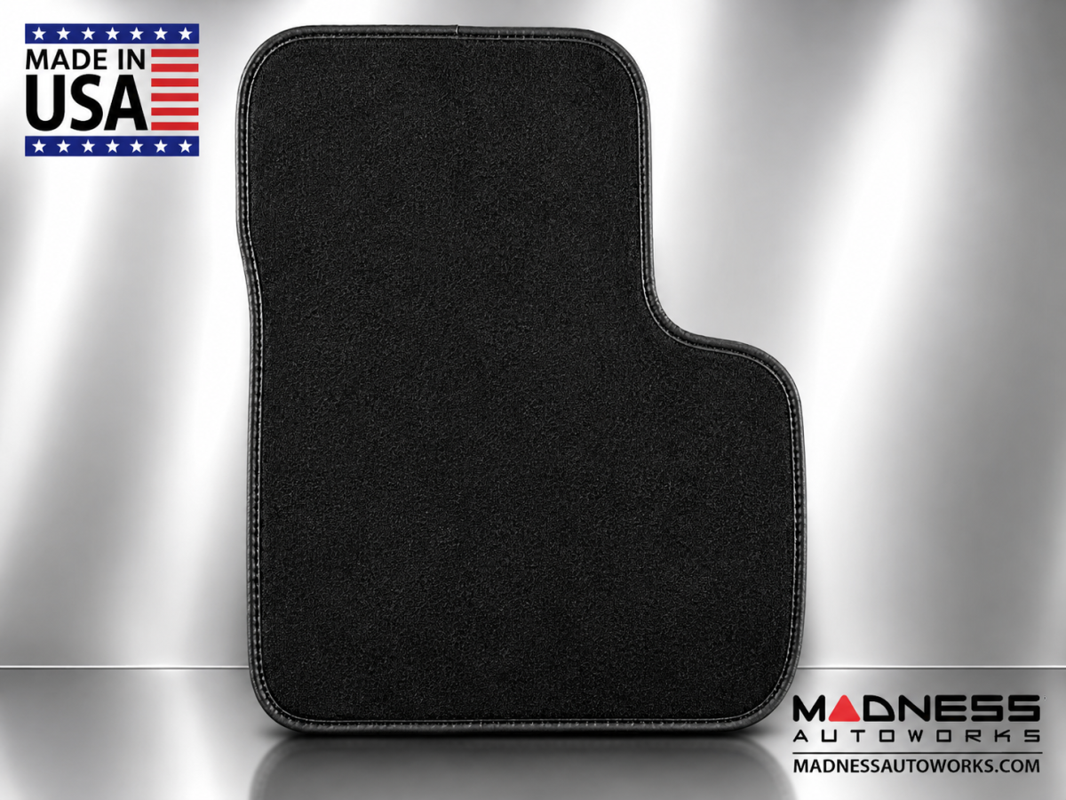 Jeep Renegade Floor Mats - Premium Carpet - LUXUS - Front + Rear Set - Black