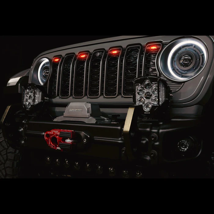 Jeep Gladiator Grille LED Kit - ORACLE Lighting - Pre-Runner Style - Clear - `24-`26