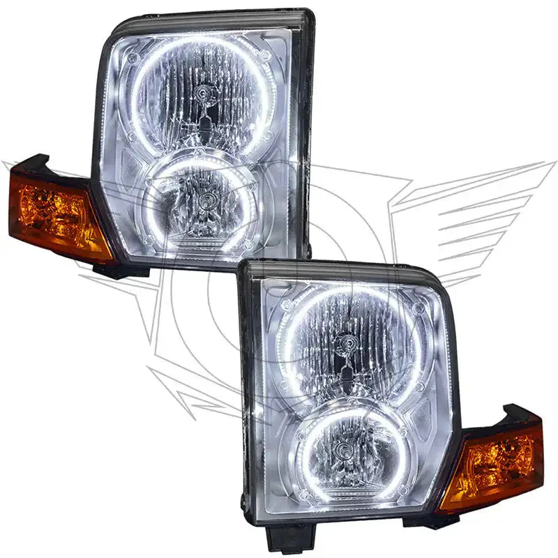 Jeep Commander Headlight Assemblies - ORACLE Lighting - SMD HL - ColorSHIFT w/ BC2 Controller - `06-`10