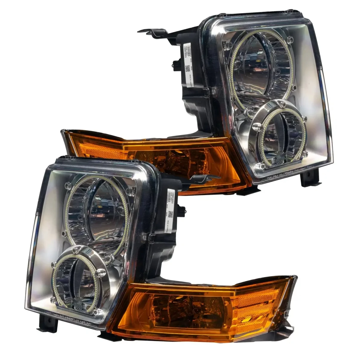Jeep Commander Headlight Assemblies - ORACLE Lighting - SMD HL - ColorSHIFT w/ BC2 Controller - `06-`10