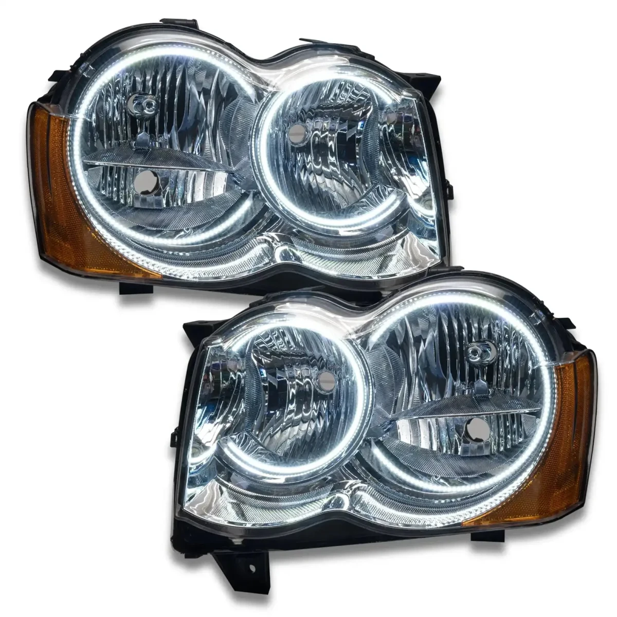 Jeep Grand Cherokee - Headlight Assemblies - ORACLE Lighting - SMD HL (HID Style) w/ BC2 Controller - ColorSHIFT '08-'10