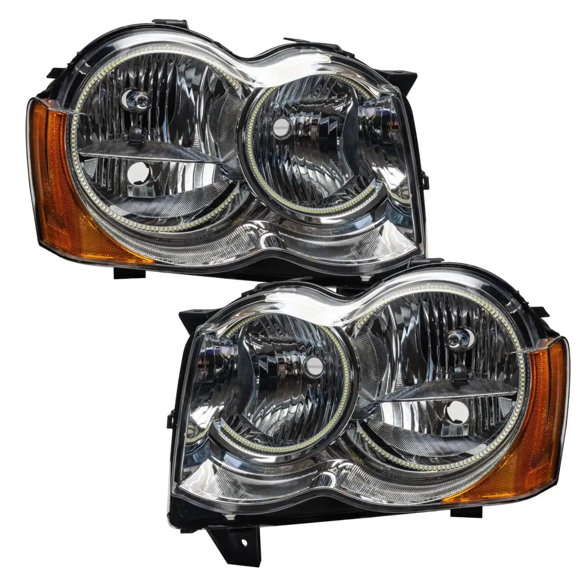 Jeep Grand Cherokee - Headlight Assemblies - ORACLE Lighting - SMD HL (HID Style) w/ BC2 Controller - ColorSHIFT '08-'10
