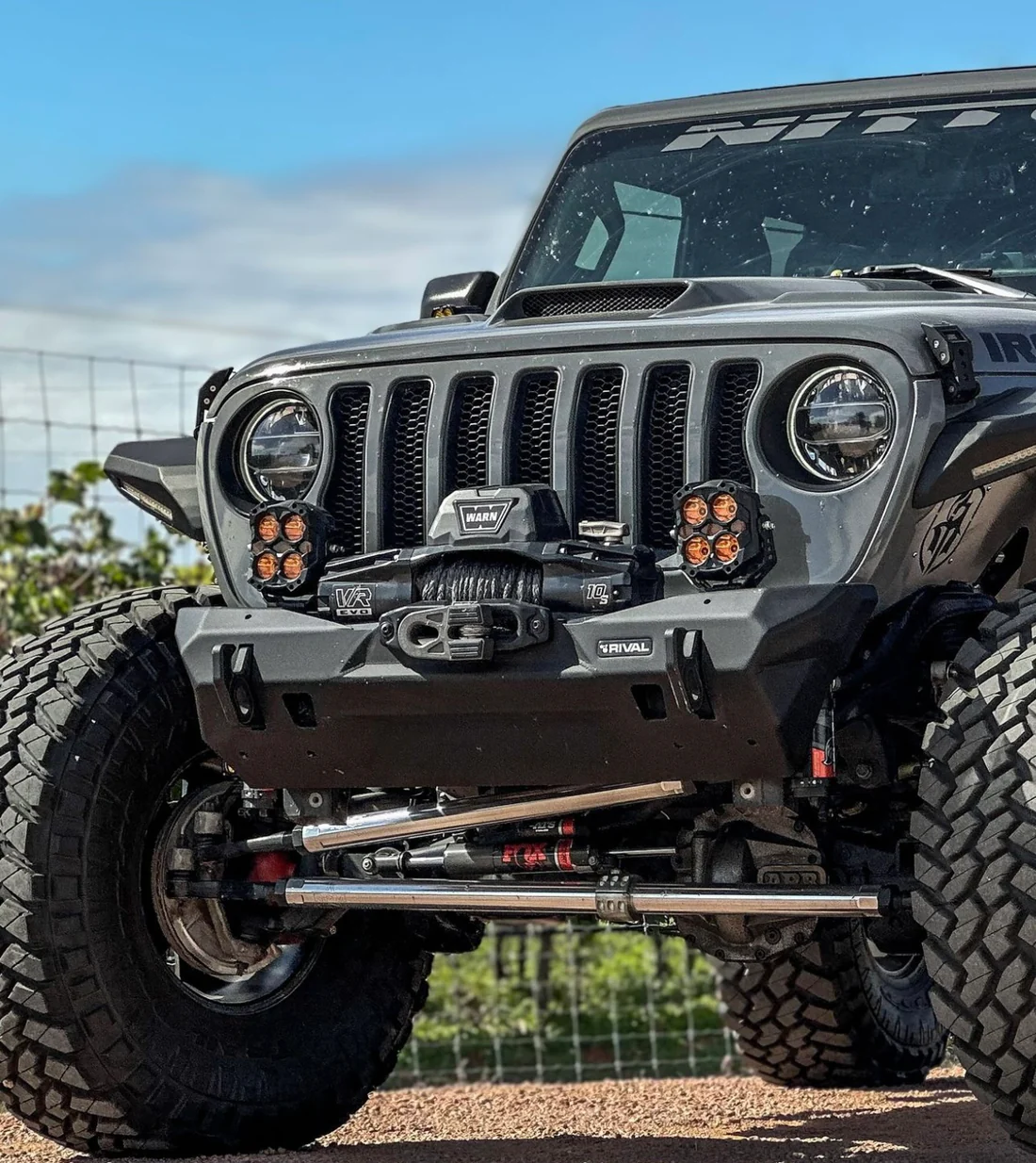 Jeep Wrangler Bumper - Front - Rival 4x4 - Aluminum - `18-`25