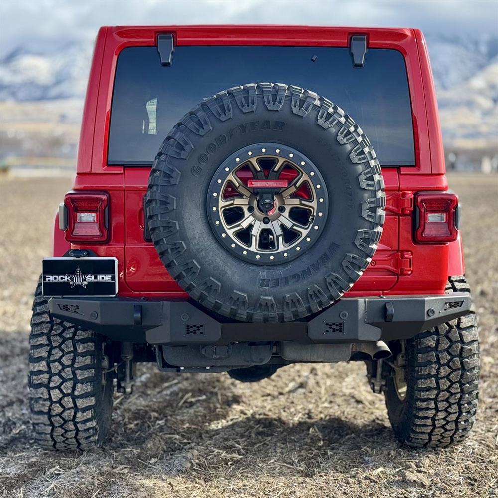 Jeep Wrangler JL Bumper - Rear - Rock Slide Engineering - Appalachian Steel - `18+