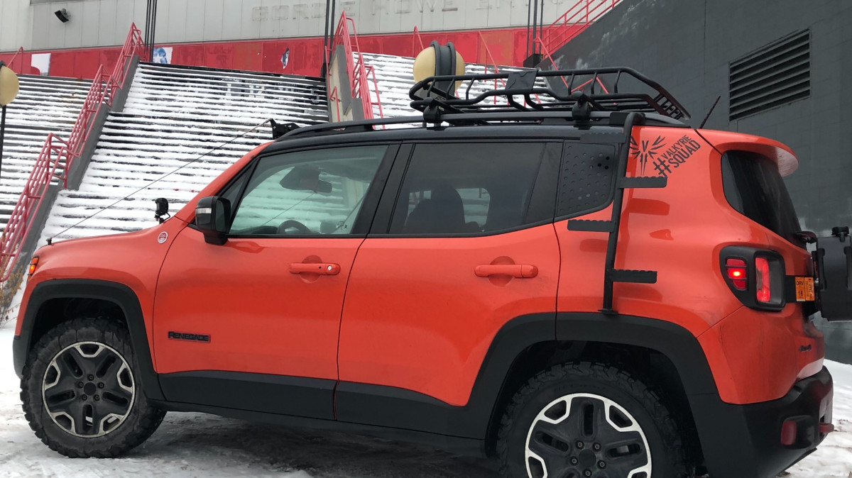 Jeep Cherokee Roof Rack Ladder - Valkyrie 
