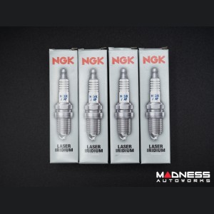 Alfa Romeo Giulia Spark Plugs - 2.0L - Iridium - NGK - OEM Version - Set of 4