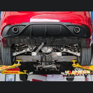 Alfa Romeo Giulia Performance Exhaust - 2.0L - MADNESS - Lusso - Carbon Fiber Tips