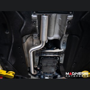 Alfa Romeo Giulia Performance Exhaust - 2.0L - MADNESS - Lusso - Carbon Fiber Tips