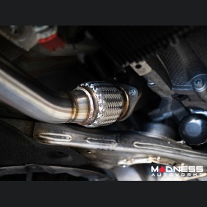 Alfa Romeo Giulia Performance Exhaust - 2.0L - MADNESS - Lusso - Carbon Fiber Tips