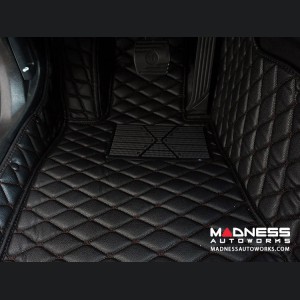 Jeep Renegade Floor Liner Set - Black w/ Black Stitching