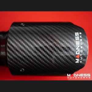 Alfa Romeo Giulia Performance Exhaust - 2.0L - MADNESS - Lusso - Carbon Fiber Tips