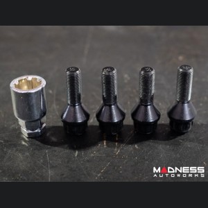 Jeep Renegade Wheel Locks - Black