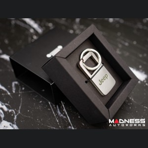 Jeep Keychain - Stainless Clip w/ Jeep Logo