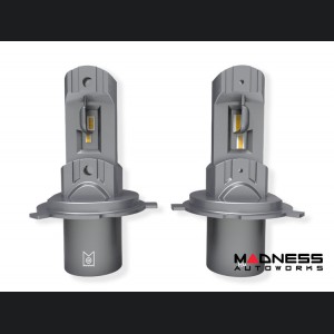 Headlight Bulbs (2) - H4 - Arc Lighting Tiny Monster - Concept Series LED w/ Adapter Harness