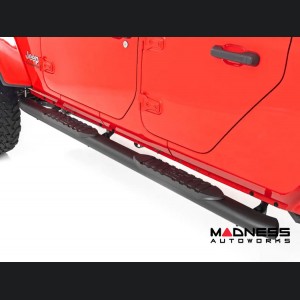 Jeep Gladiator JT Side Steps - Oval Nerf Steps - Rough Country