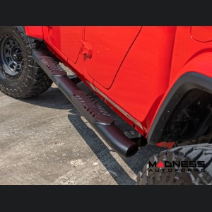 Jeep Gladiator JT Side Steps - Oval Nerf Steps - Rough Country