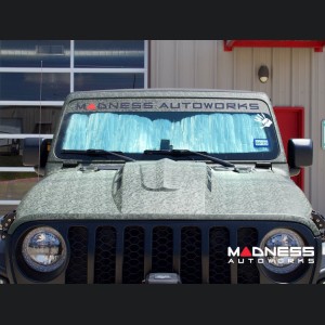 Jeep Gladiator JT Sun Shade/ Reflector - Custom Auto Shade - w/o Brake Assist