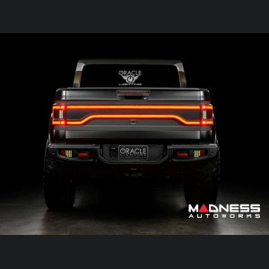 Jeep Gladiator JT Racetrack Series - LED Tailgate Panel - Red Lens