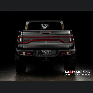 Jeep Gladiator JT Racetrack Series - LED Tailgate Panel - Red Lens