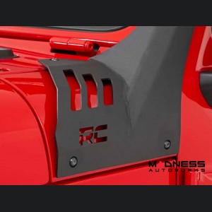 Jeep Wrangler JL Lighting Upgrade - 50in Windshield Mount - Black Series w/ White DRL - Dual Row LED