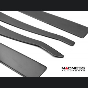 Jeep Renegade Door Trim - Lower Side Molding Kit - Dark Chrome Steel