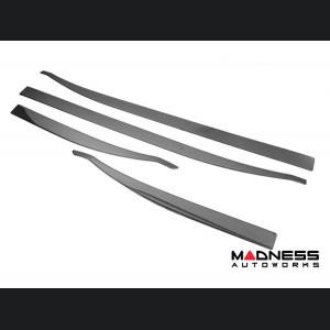 Jeep Renegade Door Trim - Lower Side Molding Kit - Dark Chrome Steel