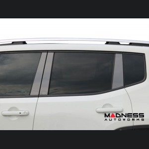 Jeep Renegade Pillar Trim Set - Black Chrome