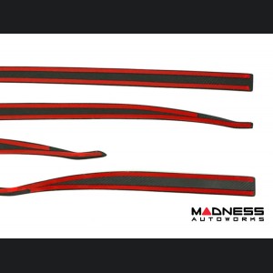 Jeep Renegade Door Trim - Lower Side Molding Kit - Carbon Fiber 