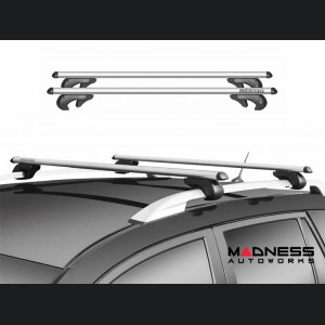 Jeep Renegade Roof Rack Cross Bars - for models w/ factory roof rails - Silver